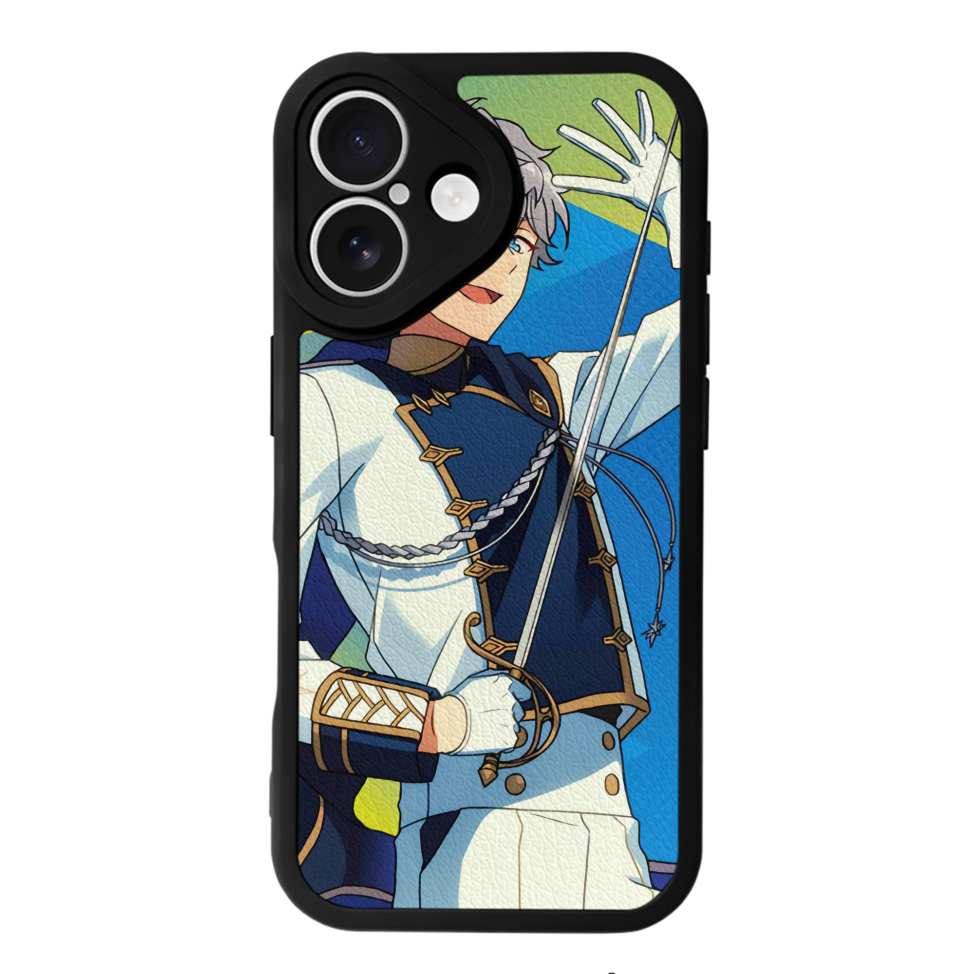 （画像用） あんさんぶるスターズ! Ensemble Stars 【iPhone 16シリーズ対応】シリコンスマホケース（レザー調） 材質：シリコン